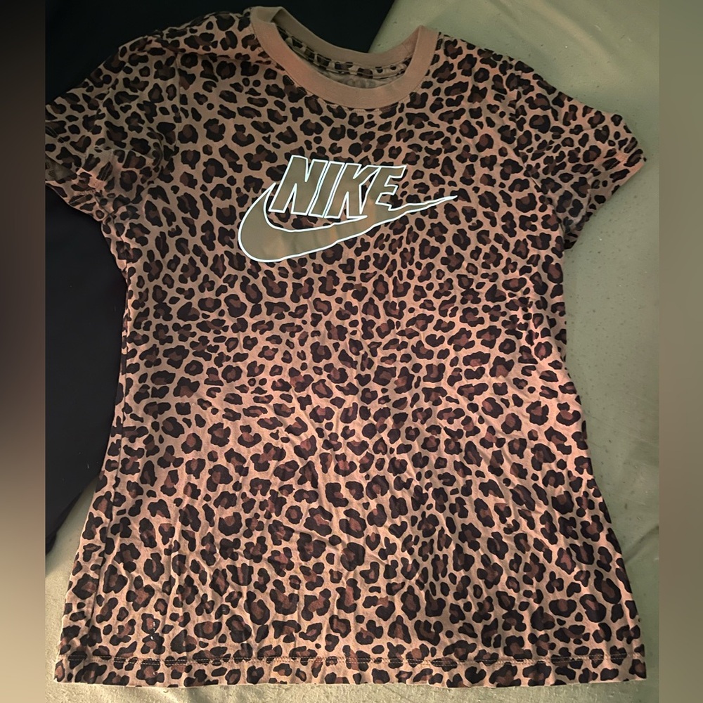 Nike leopard shirt